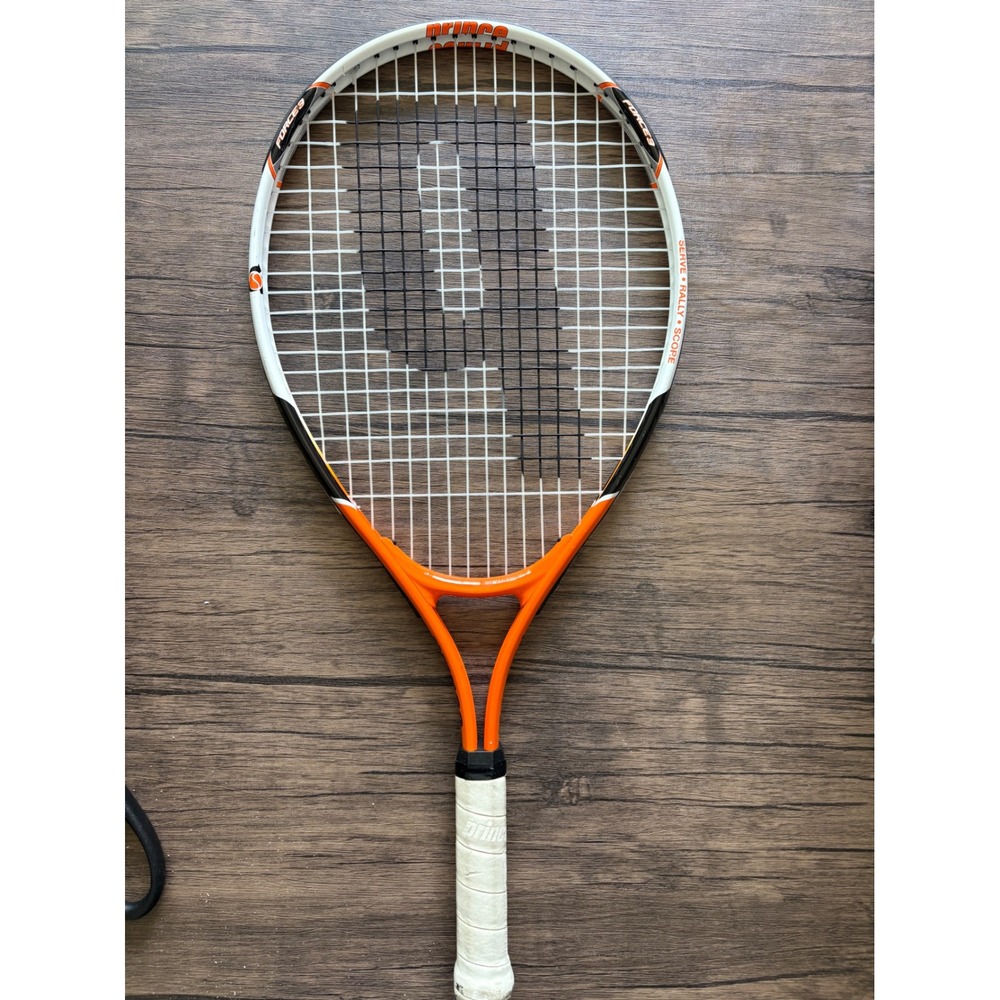 Prince Play+Stay 23 Junior Tennis Racquet Orange White JM54A-97 7T31B